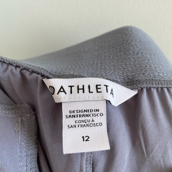 Athleta Brooklyn Heights Cargo Jogger Size 12 In Grey/Purple - Picture 5 of 8